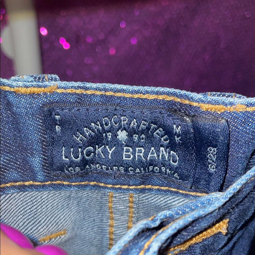 USED Lucky Brand Blue Jean Shorts for Women - Picture 5 of 8